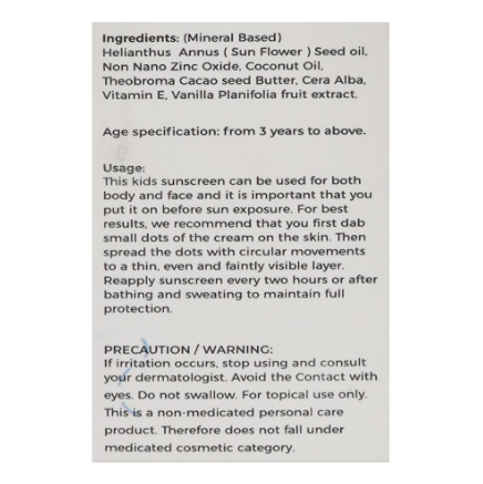 Gluvit-S Sun Care Cream For Kids, SPF-40