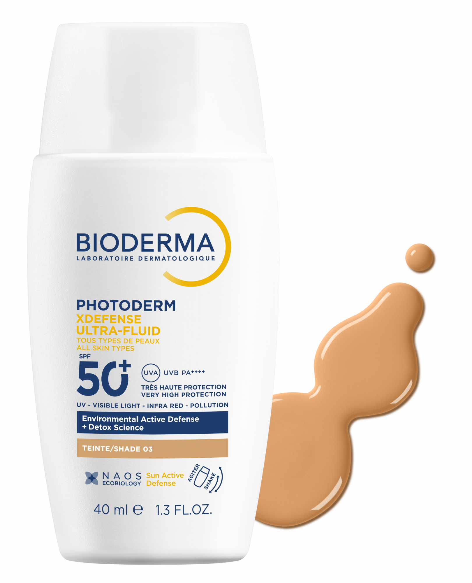 Bioderma Photoderm XDefense Ultra Fluid SPF50+ Shade 03