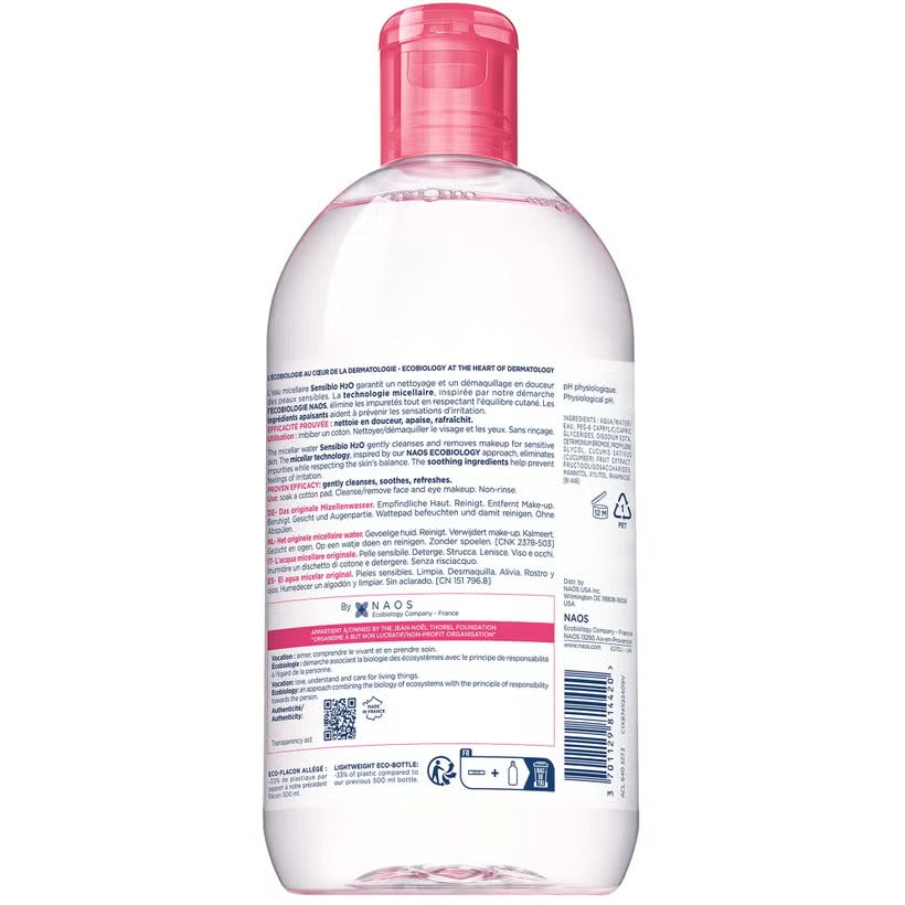 Bioderma Sensibio Micellar Water H2O (Victoria Beckham Limited Edition) - 500ml