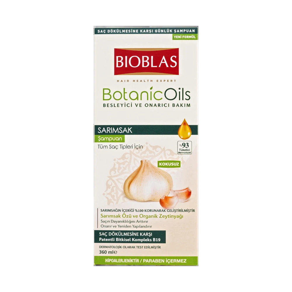 Buy Bioblas Sarimsak Botanic Oils & Garlic Strengthening Anti-Hair Loss Shampoo - at Best Price Online in Pakistan