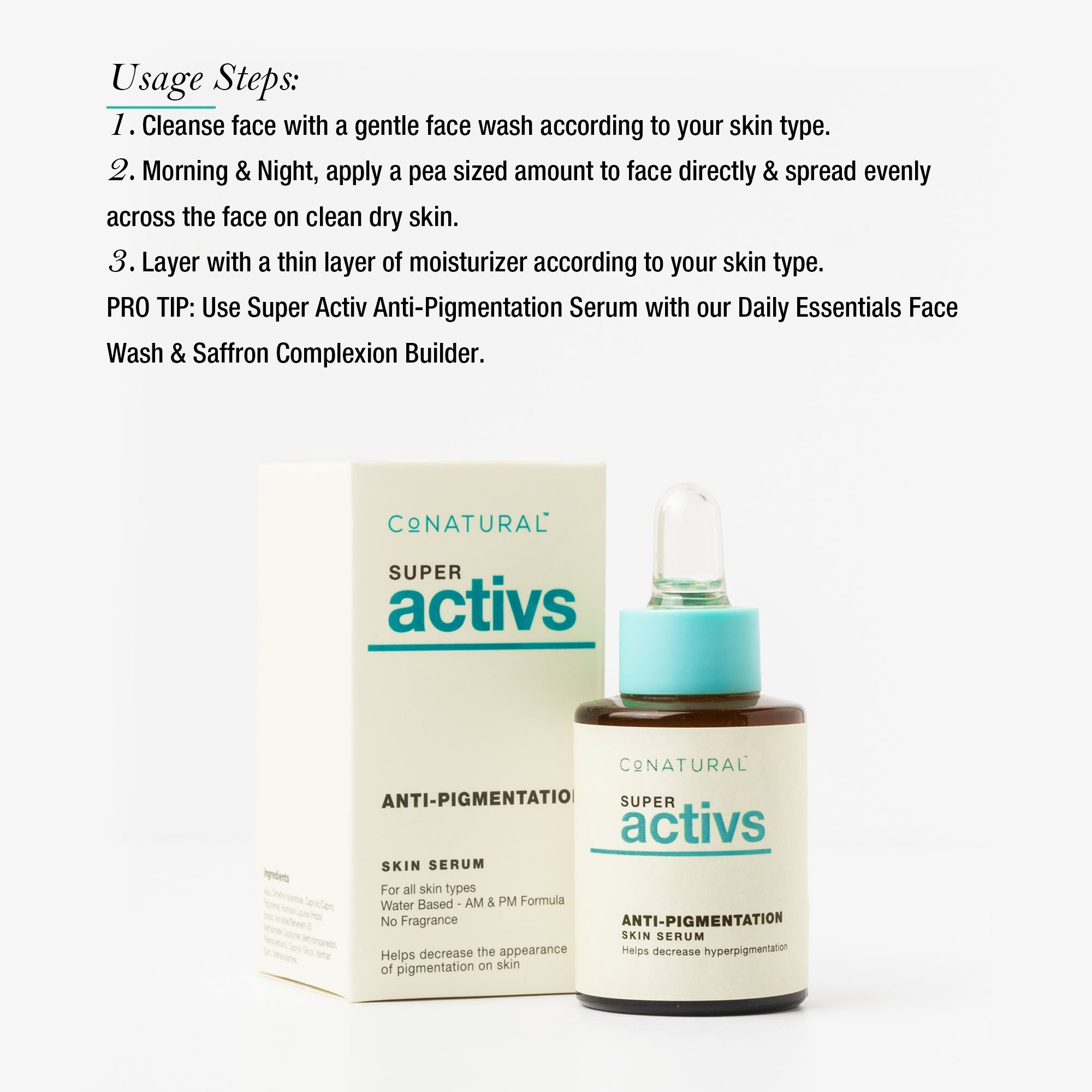 Buy Co NATURAL Anti-Pigmentation - Super Activs Skin Serum - 30ml - at Best Price Online in Pakistan