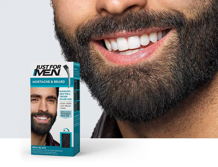 Buy Just For Men - Mustache & Beard Color - Real Black at Best Price Online in Pakistan