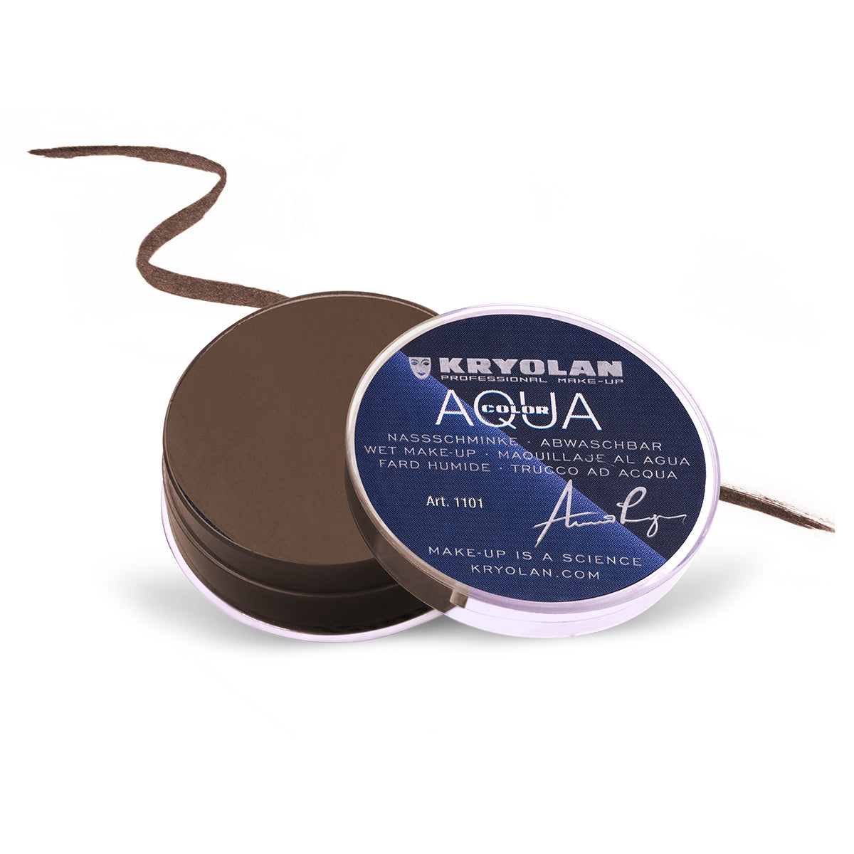 Buy Kryolan - Aquacolor Cake Liner - 043 - Brown at Best Price Online in Pakistan