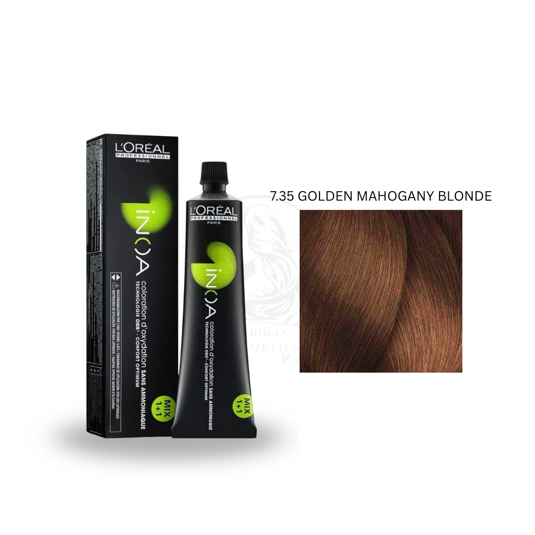 Buy L'Oreal Professionnel Inoa Hair Color - 7.35 Golden Mahogany Blonde - at Best Price Online in Pakistan