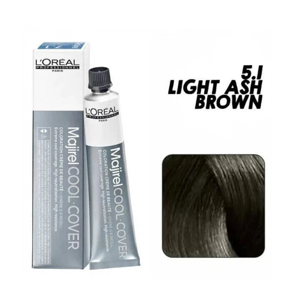 Buy L'Oreal Professionnel Majirel Cool Cover Permanent Creme Color - 5.1 Light Ash Brown - at Best Price Online in Pakistan