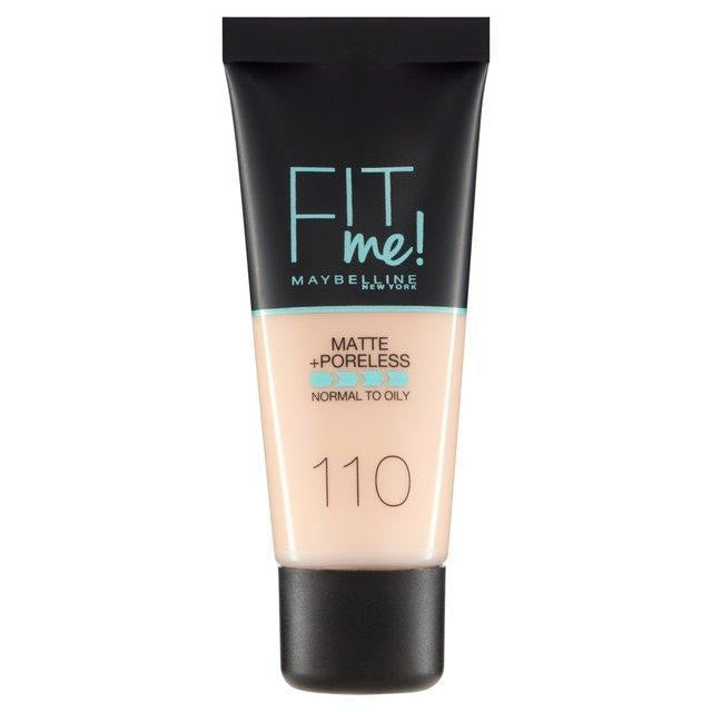Buy Maybelline Fit Me Matte + Poreless Foundation - Porcelain 110 at Best Price Online in Pakistan