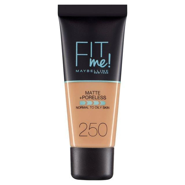 Buy Maybelline Fit Me Matte + Poreless Foundation - Sun Beige 250 at Best Price Online in Pakistan