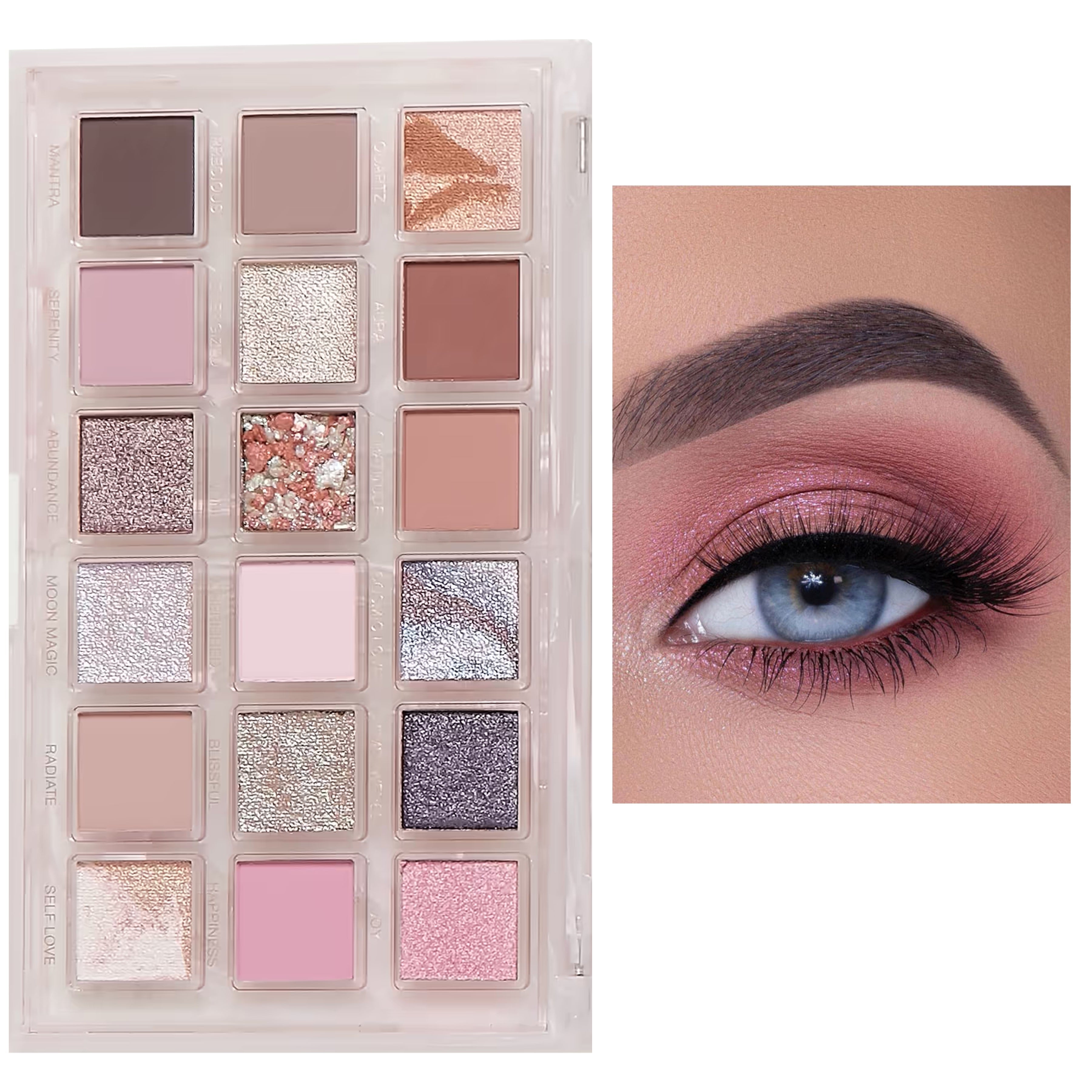 Buy MUICIN - Pink Rose Quartz Eyeshadow Palette - at Best Price Online in Pakistan