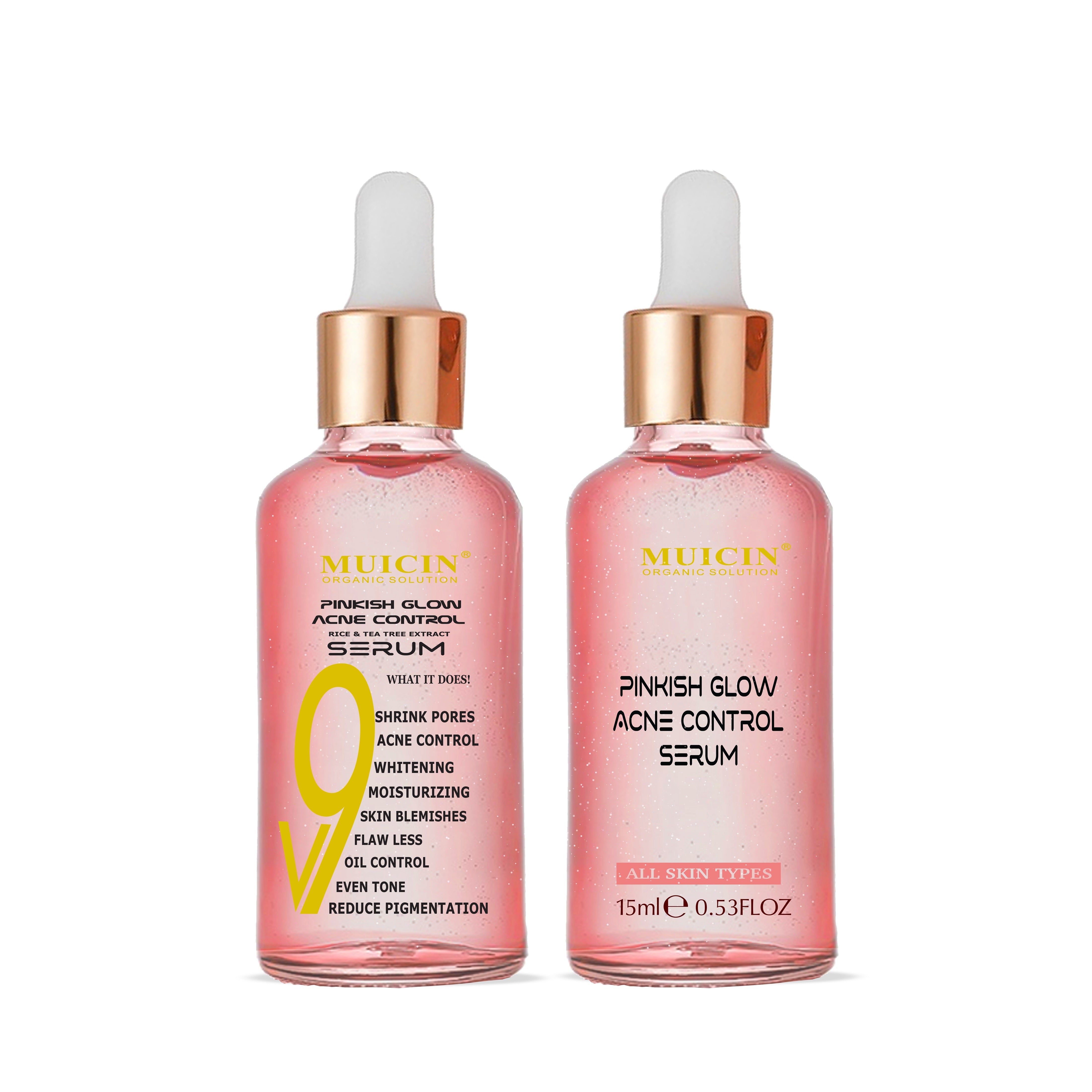 Buy MUICIN - V9 Pinkish Glow Anti Acne Face Serum - 15ml - at Best Price Online in Pakistan