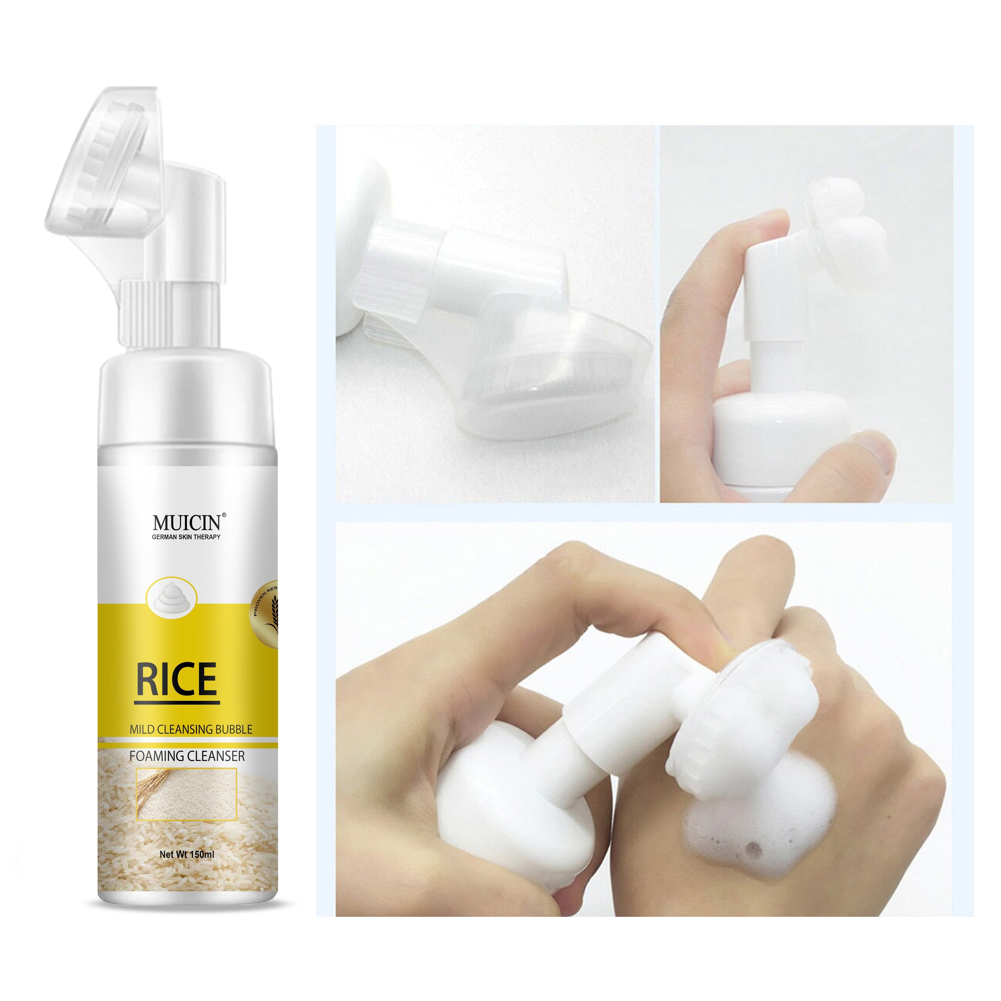 Buy MUICIN - Rice Mild Cleansing Bubble Foaming Facial Cleanser - 150ml - at Best Price Online in Pakistan