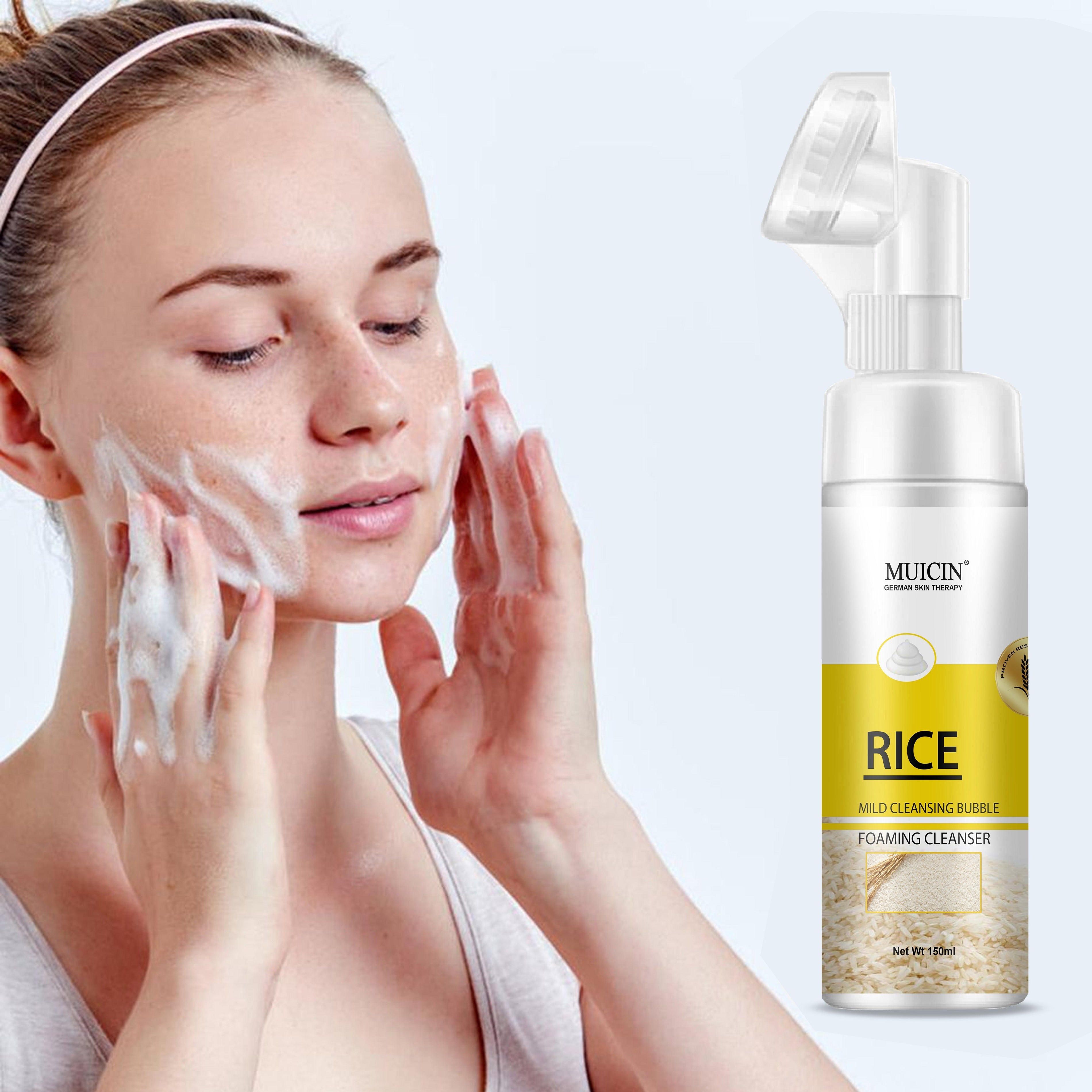 Buy MUICIN - Rice Mild Cleansing Bubble Foaming Facial Cleanser - 150ml - at Best Price Online in Pakistan