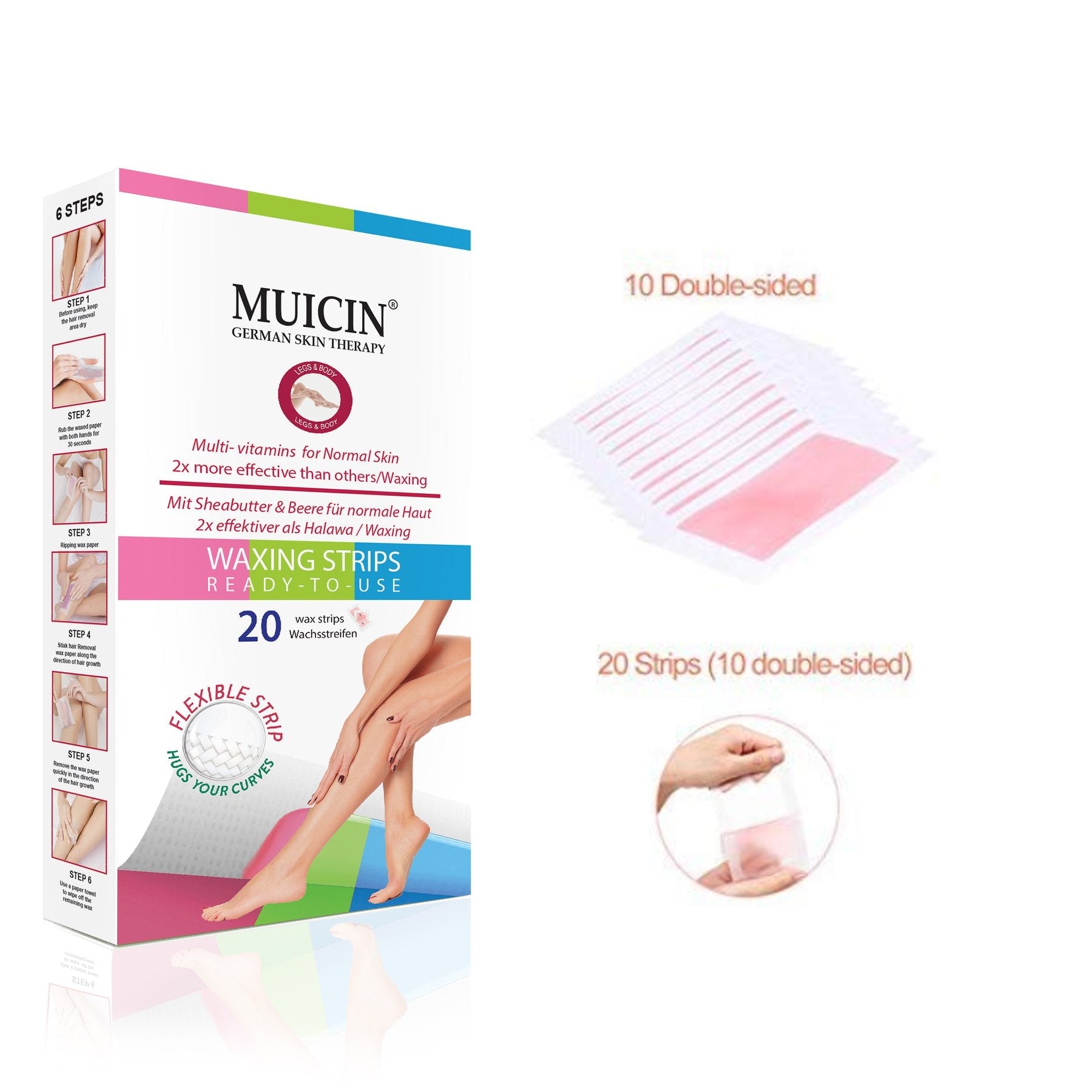 Buy MUICIN - Hair Removal Wax Strips Pack - at Best Price Online in Pakistan
