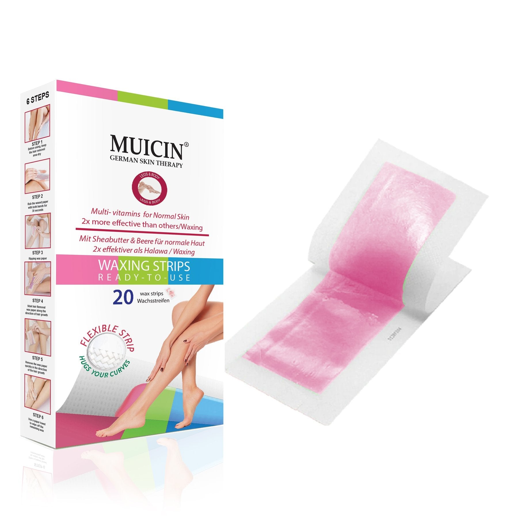 Buy MUICIN - Hair Removal Wax Strips Pack - at Best Price Online in Pakistan