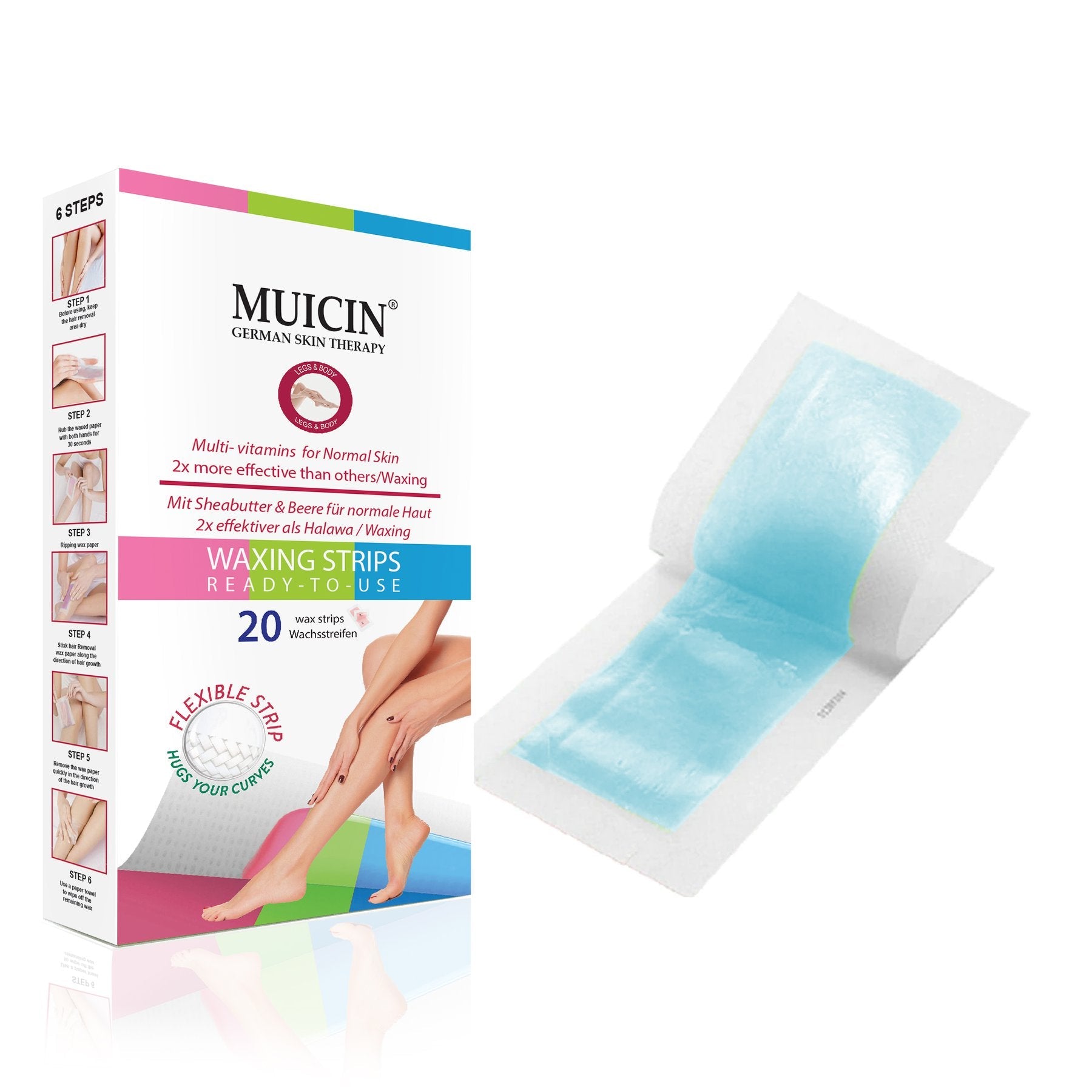 Buy MUICIN - Hair Removal Wax Strips Pack - at Best Price Online in Pakistan
