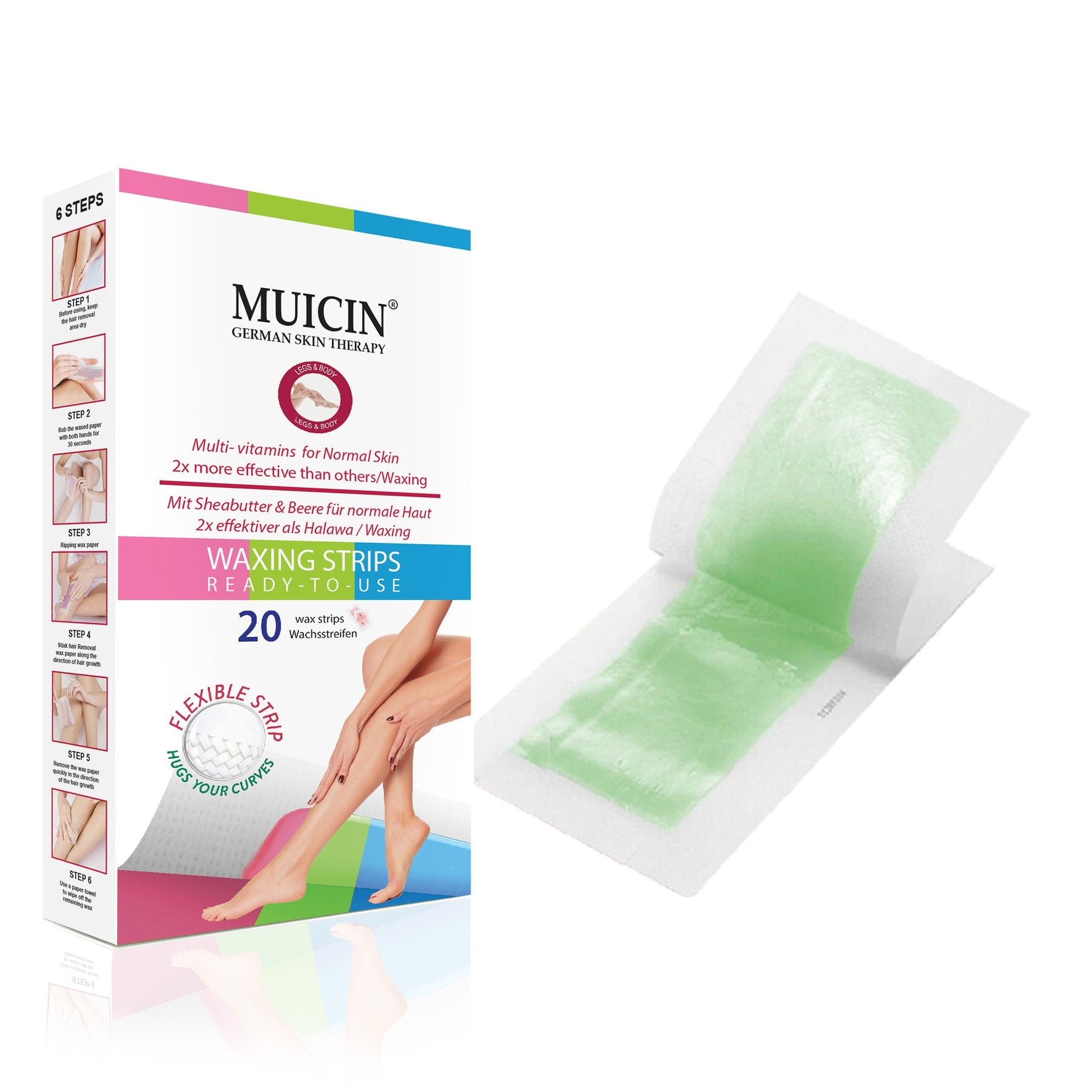 Buy MUICIN - Hair Removal Wax Strips Pack - at Best Price Online in Pakistan