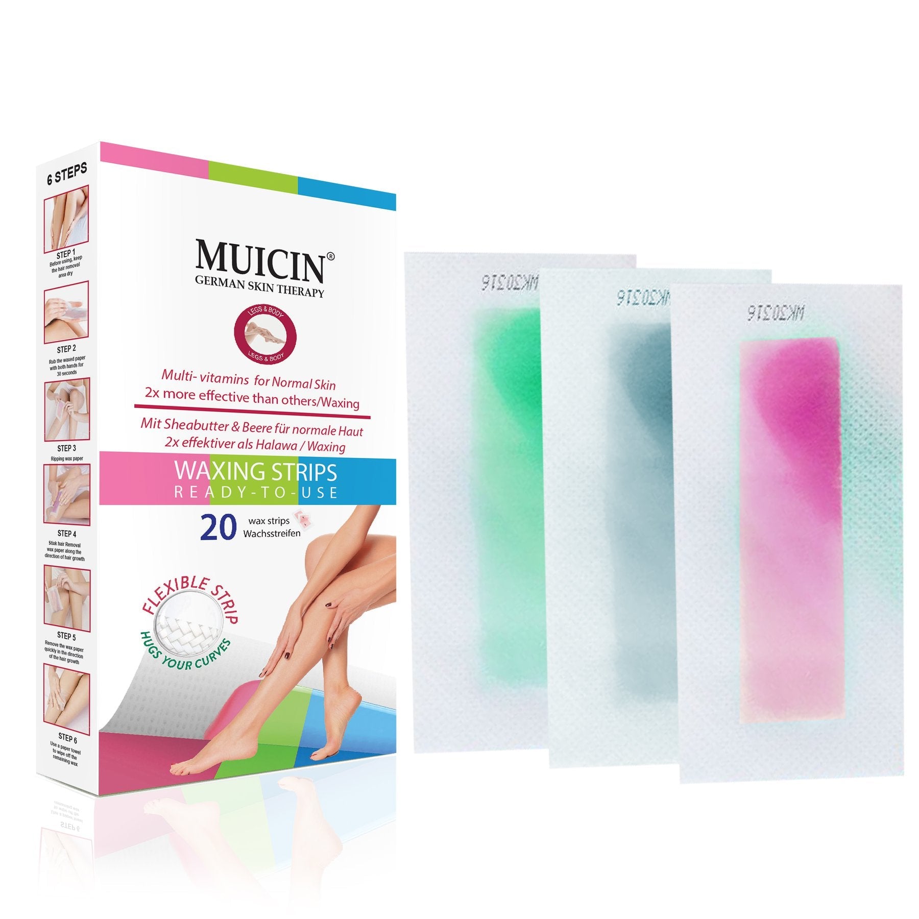 Buy MUICIN - Hair Removal Wax Strips Pack - at Best Price Online in Pakistan