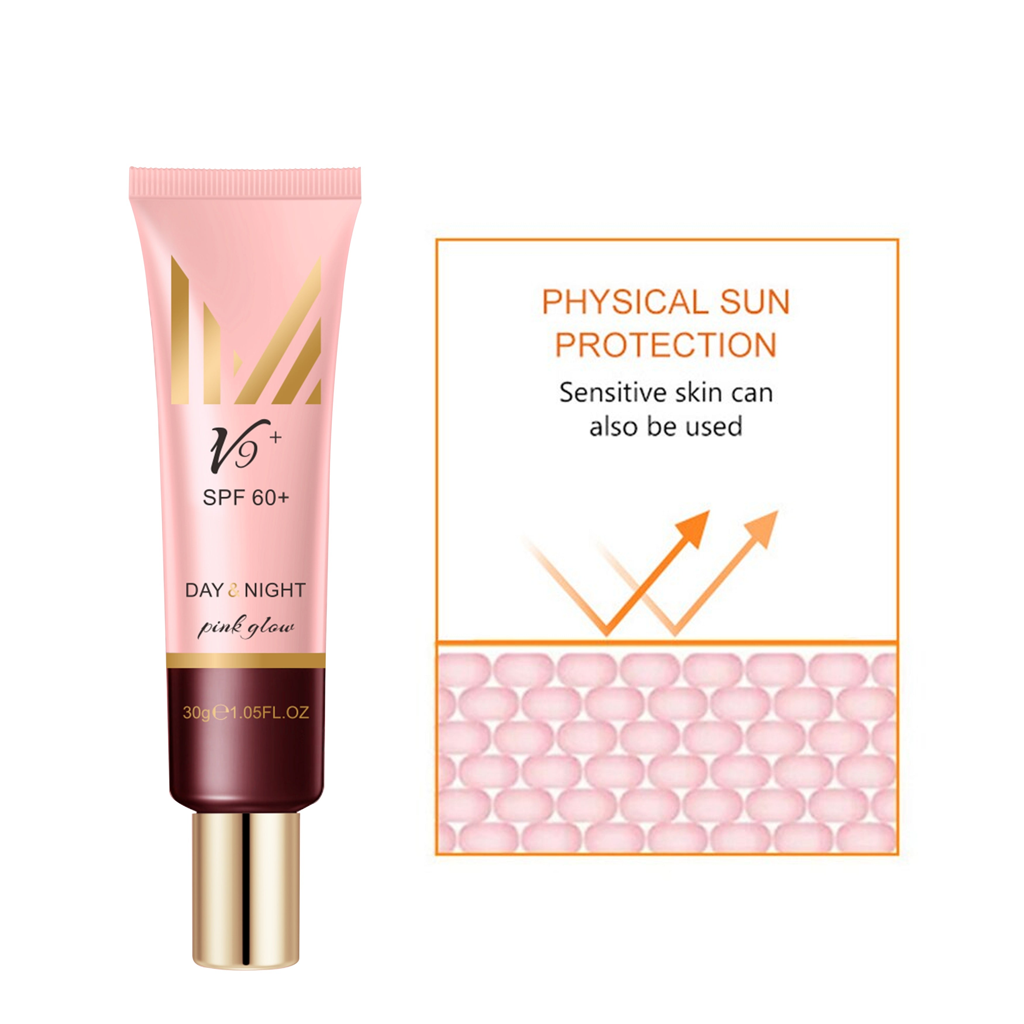 Buy MUICIN - V9+ Pink Glow CC Day & Night Cream SPF 60+ - 30g - at Best Price Online in Pakistan