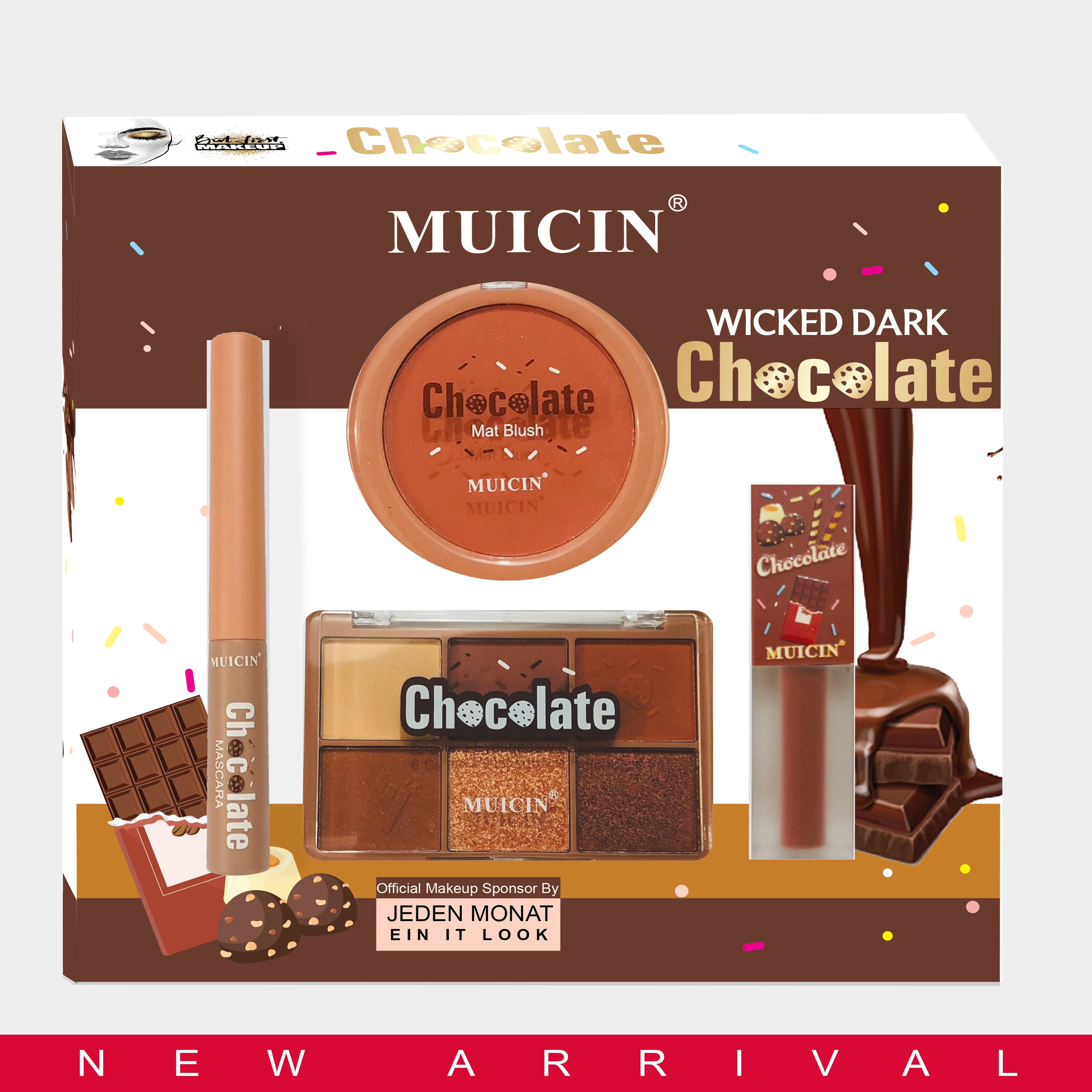 Buy MUICIN - 4 In 1 Wicked Dark Chocolate Makeup Kit - at Best Price Online in Pakistan
