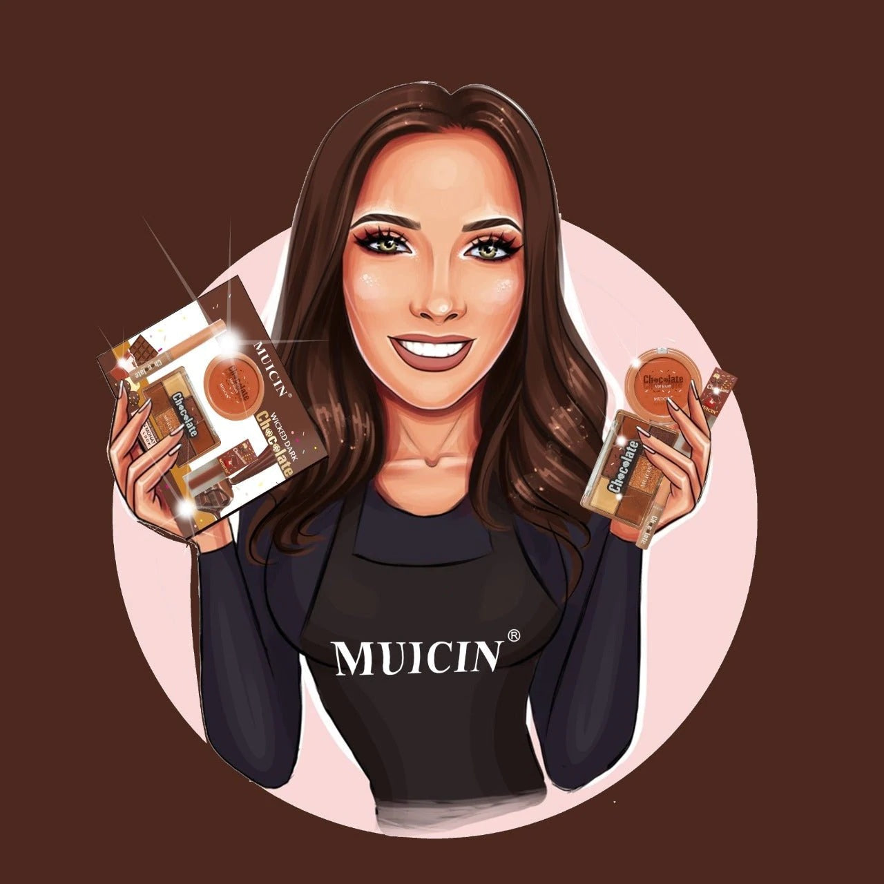 Buy MUICIN - 4 In 1 Wicked Dark Chocolate Makeup Kit - at Best Price Online in Pakistan