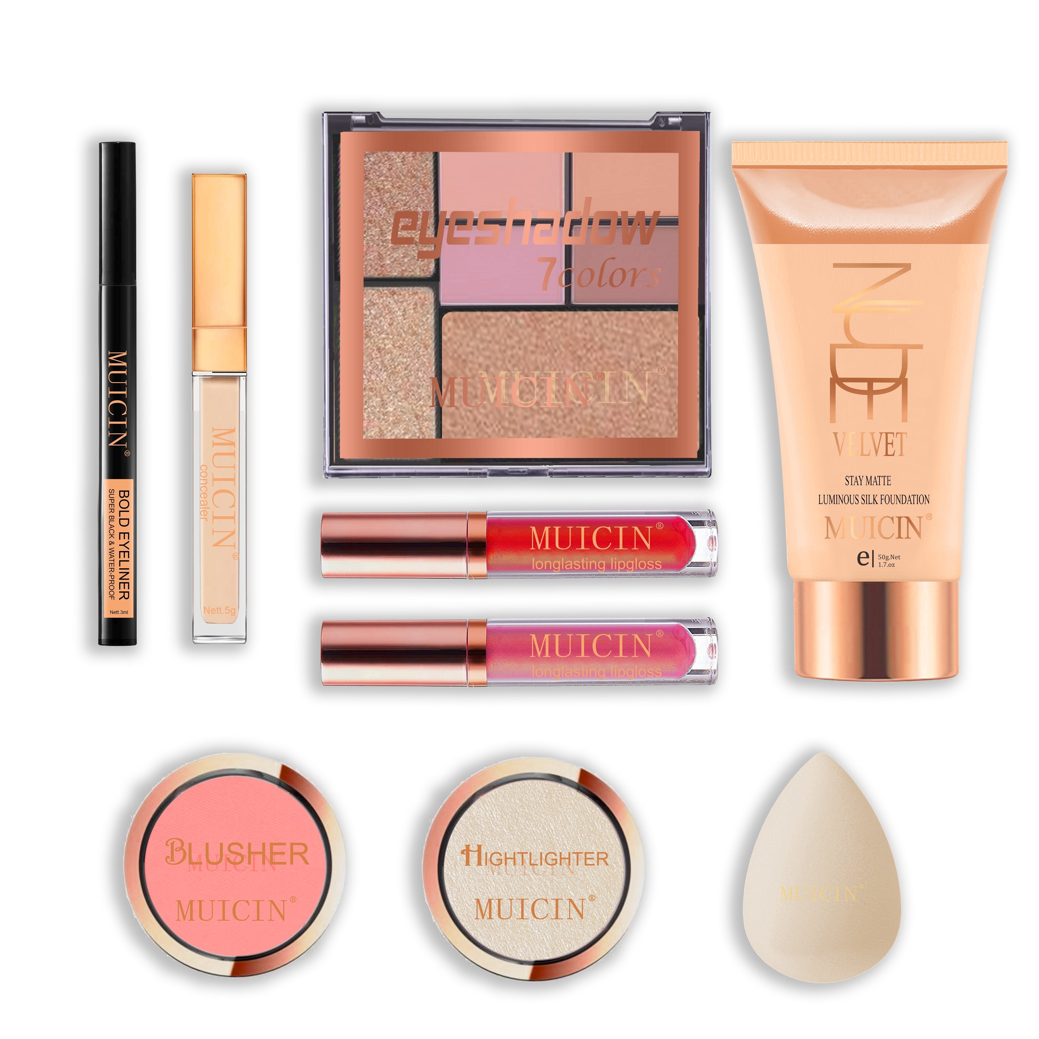 Buy MUICIN - 9 in 1 Everyday Professional Makeup Kit - at Best Price Online in Pakistan