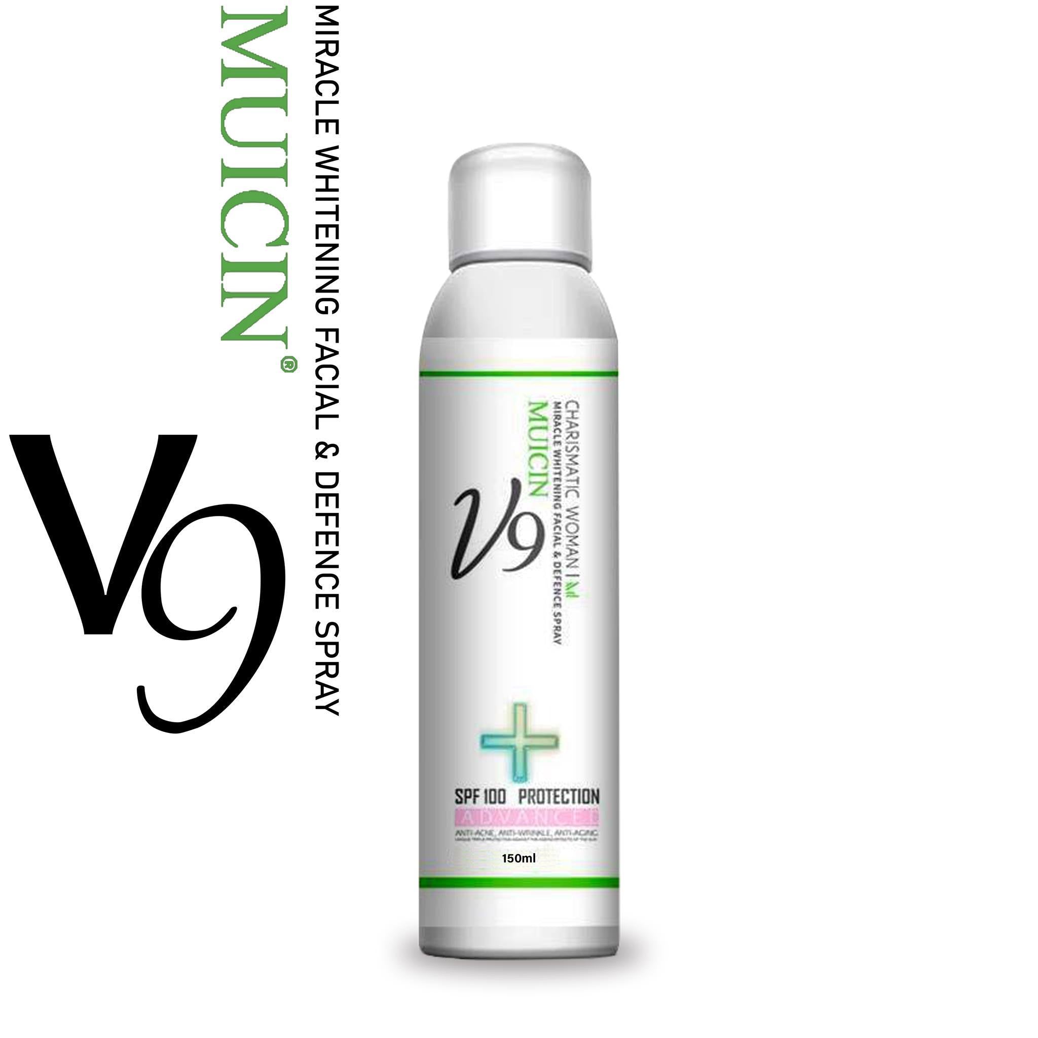 Buy MUICIN - V9 Miracle Whitening Facial & Defence Spray Spf100 - 150ml - at Best Price Online in Pakistan