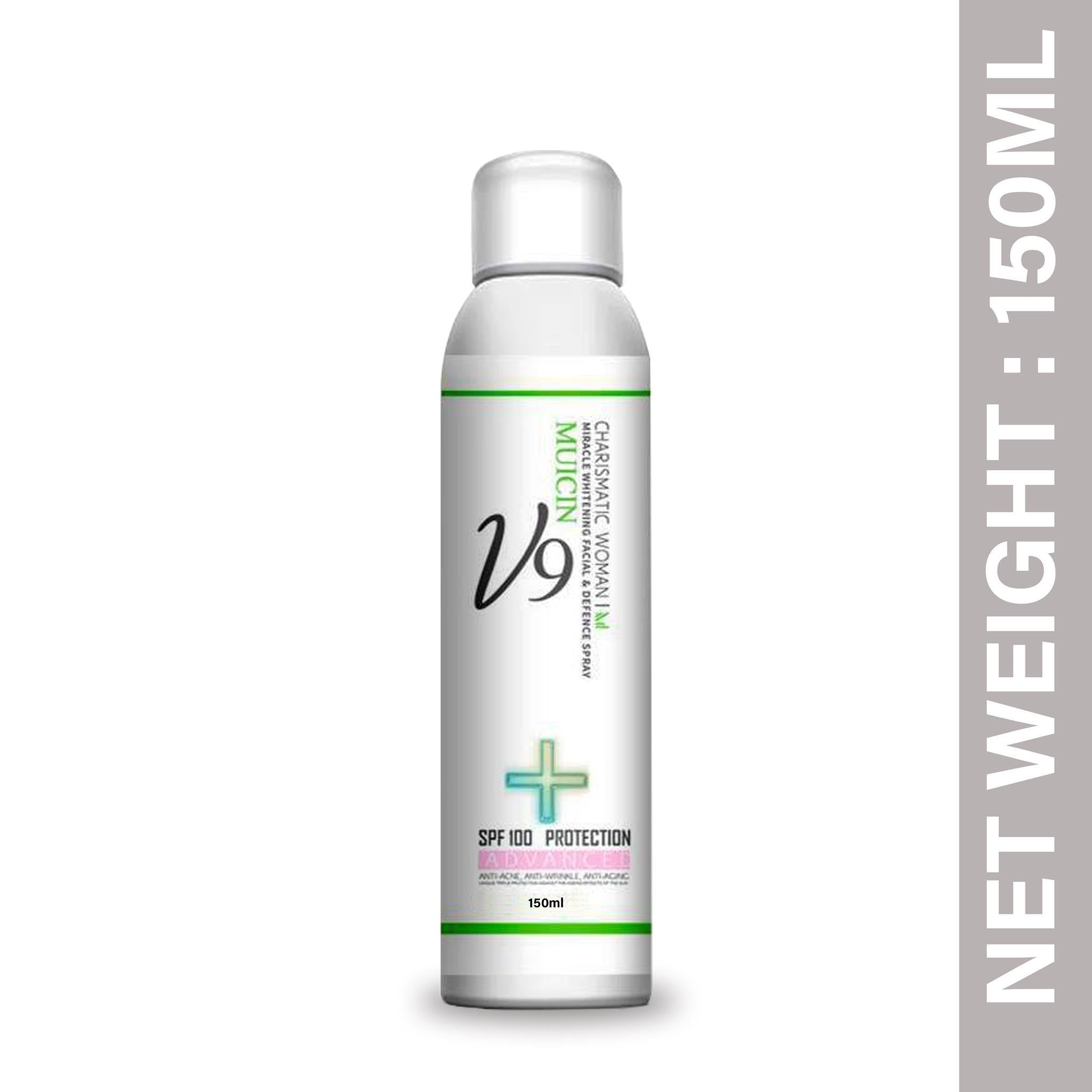 Buy MUICIN - V9 Miracle Whitening Facial & Defence Spray Spf100 - 150ml - at Best Price Online in Pakistan
