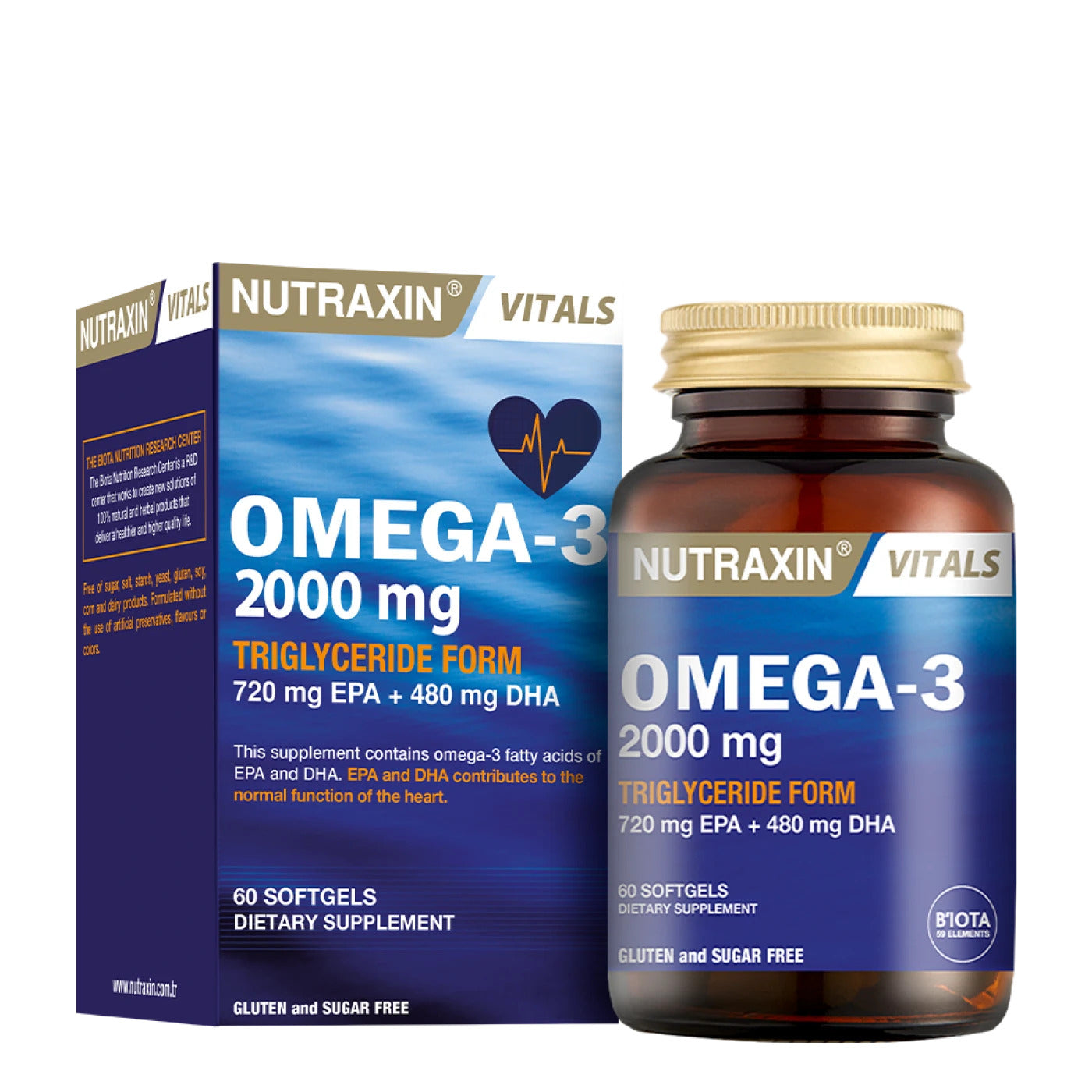 Buy Nutraxin Omega-3 2000mg Capsules For Hearth & Brain Health - at Best Price Online in Pakistan
