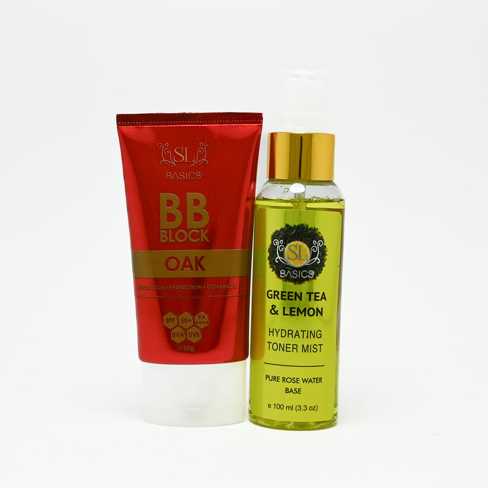 Buy SL Basics Glow & Tone (BB Block + Toner) - Oak / Green Tea Lemon at Best Price Online in Pakistan
