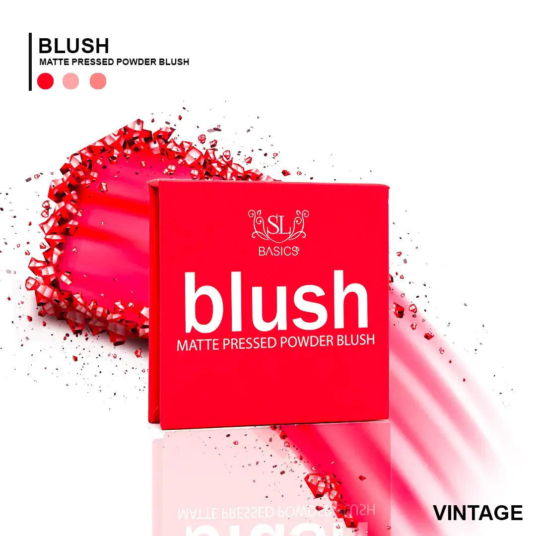 Buy SL Basics Blush - Matte pressed Powder Blush - Vintage at Best Price Online in Pakistan