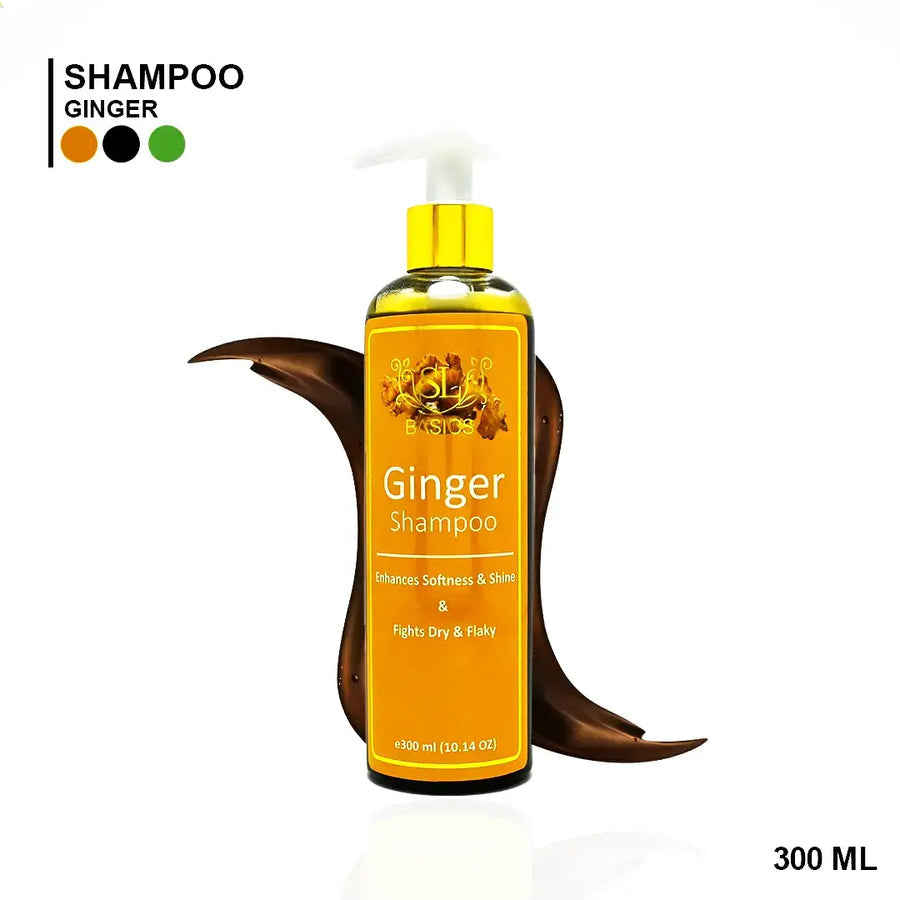 Buy SL Basics Ginger Shampoo for hair loss - 300ml - at Best Price Online in Pakistan