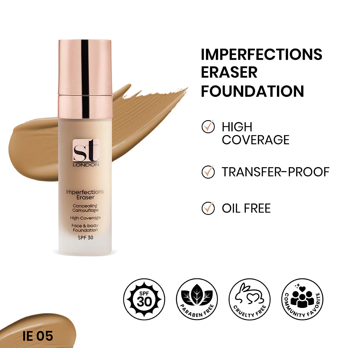 Buy ST London Imperfection Eraser Foundation - IE 05 at Best Price Online in Pakistan