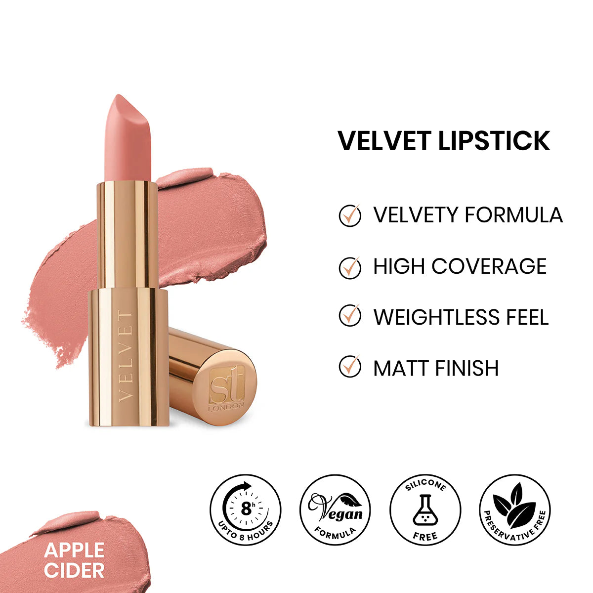 Buy ST London - Velvet Ultra Matt Lipstick - Apple Cidar at Best Price Online in Pakistan