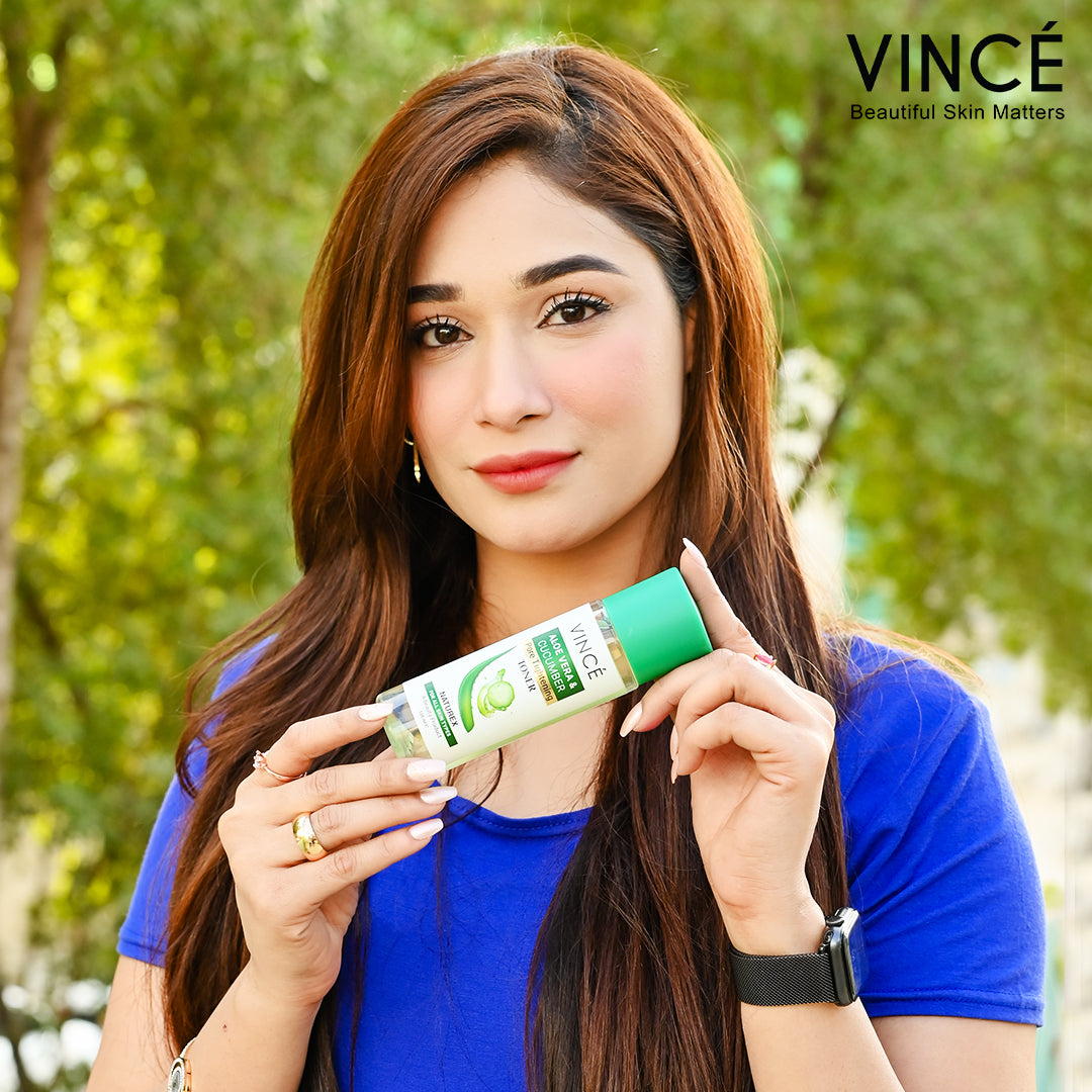 Buy Vince Aloe Vera & Cucumber Pore Tightening Toner - 120ml - at Best Price Online in Pakistan