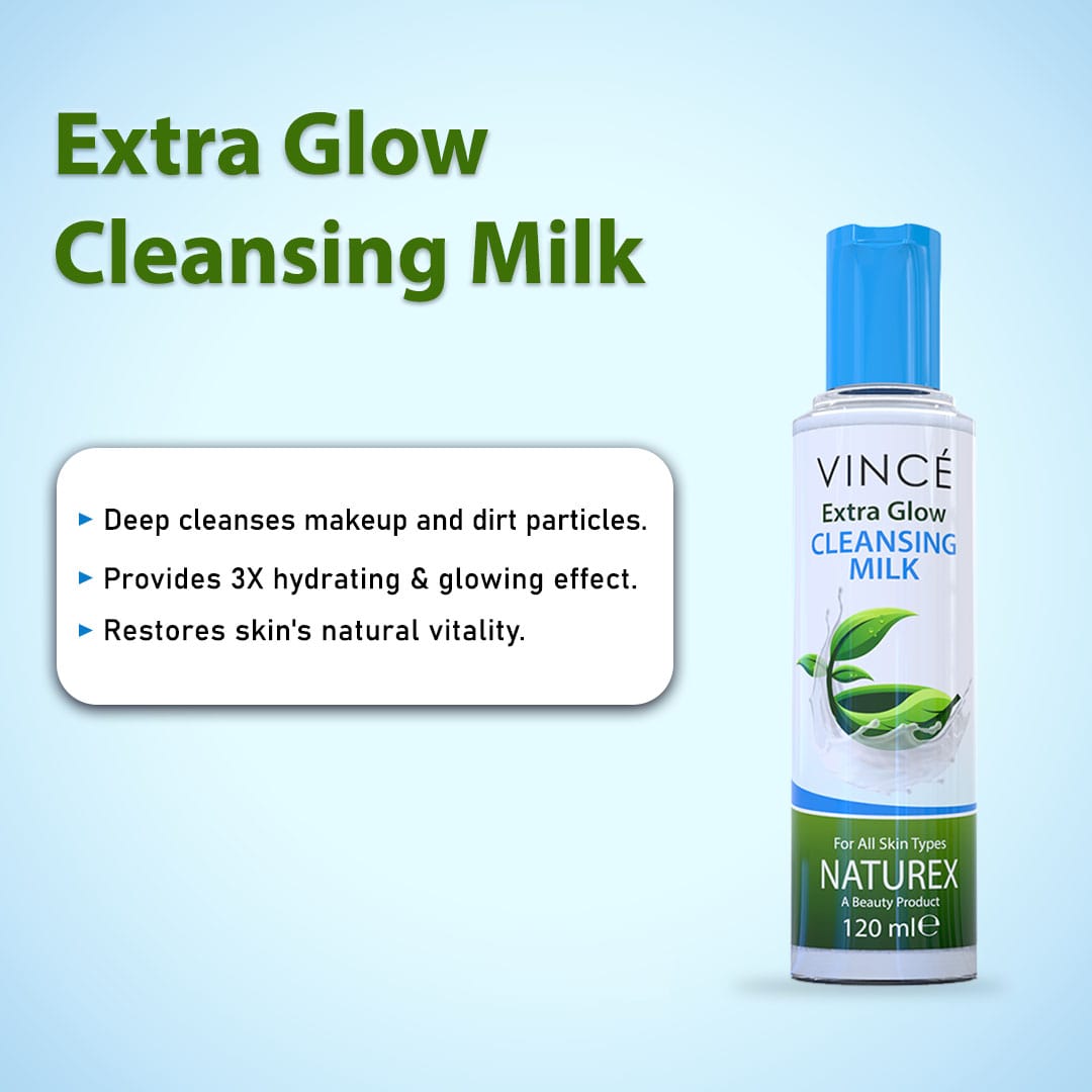 Buy Vince Extra Glow Cleansing Milk - 120ml - at Best Price Online in Pakistan