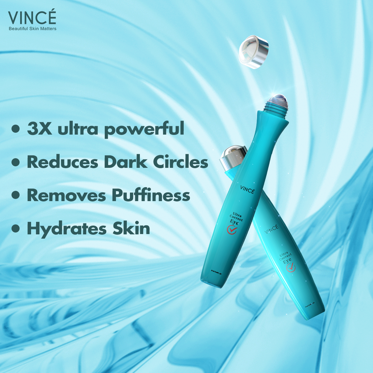 Buy Vince Ultra Correct Eye Roller - 15ml - at Best Price Online in Pakistan