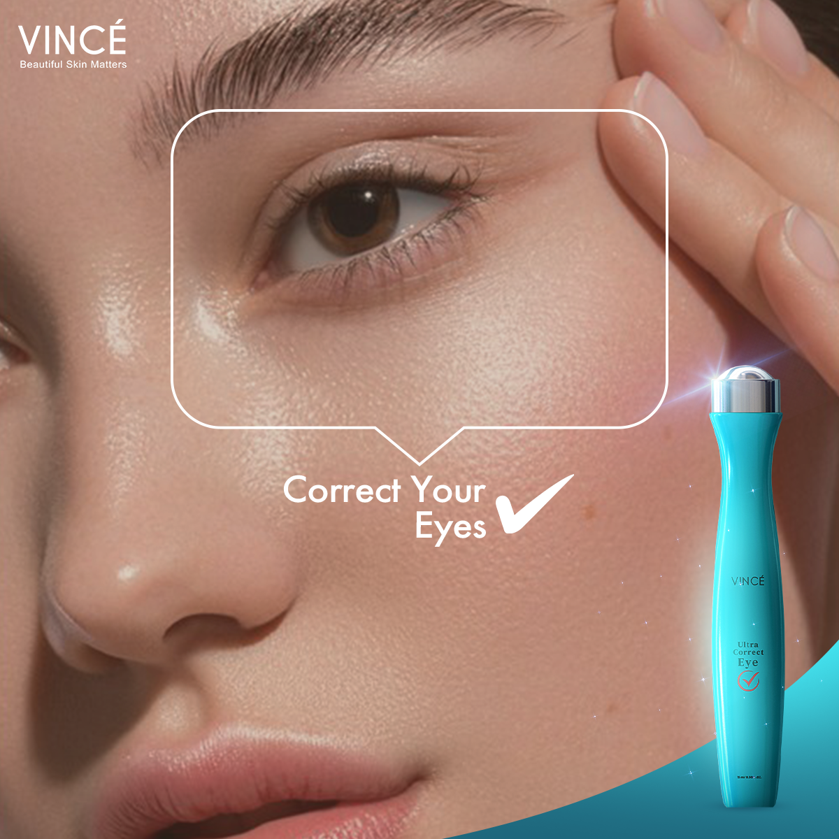 Buy Vince Ultra Correct Eye Roller - 15ml - at Best Price Online in Pakistan