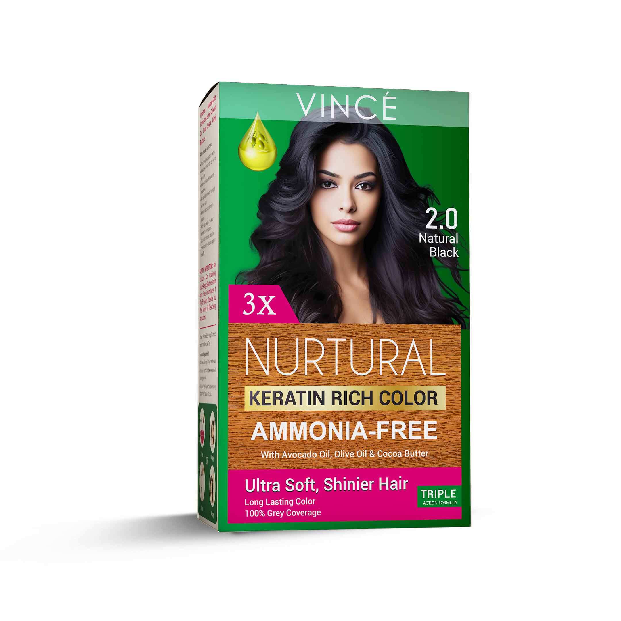 Buy Nurtural Women Hair Color - 2.0 - Natural Black at Best Price Online in Pakistan