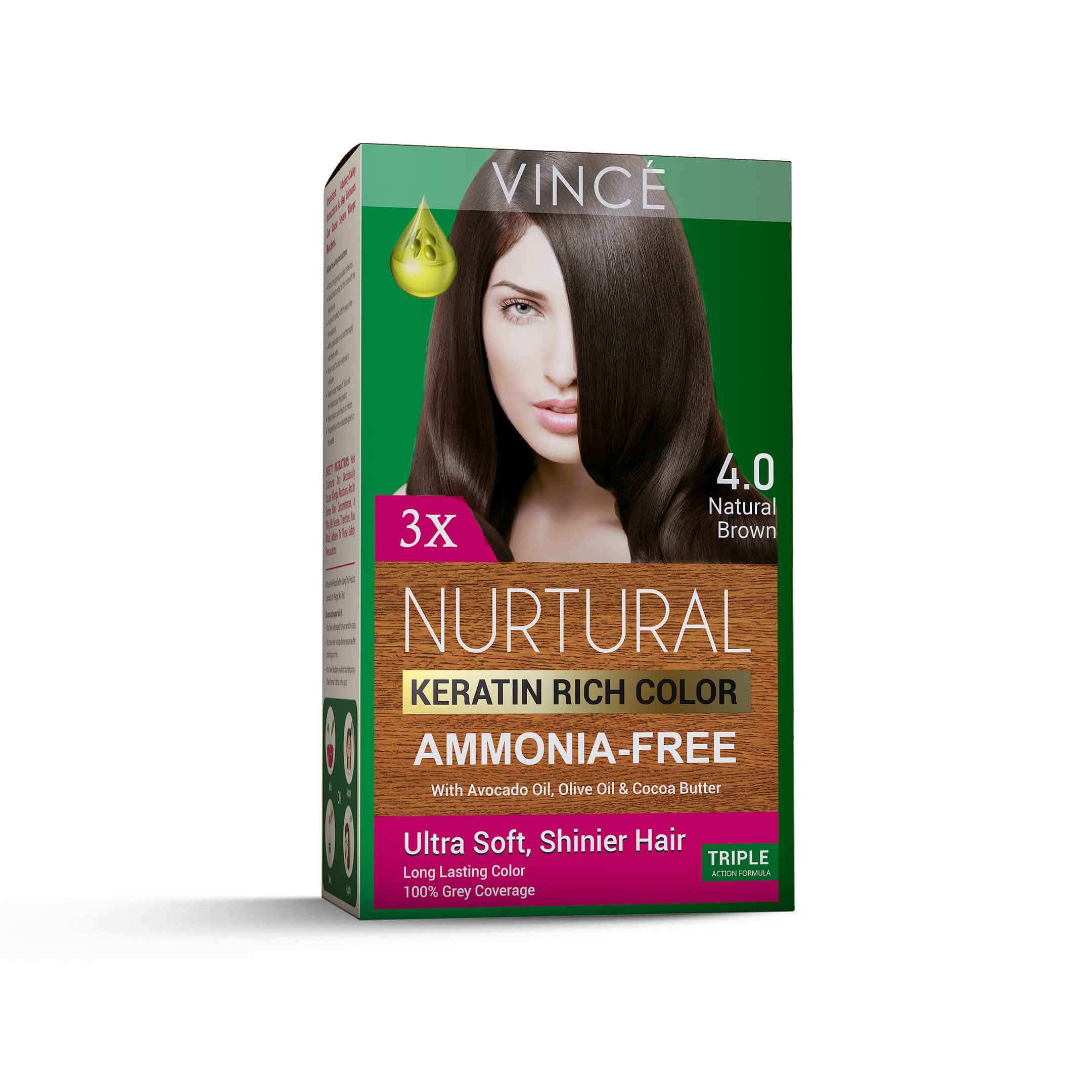 Buy Nurtural Women Hair Color - 4.0 - Natural Brown at Best Price Online in Pakistan