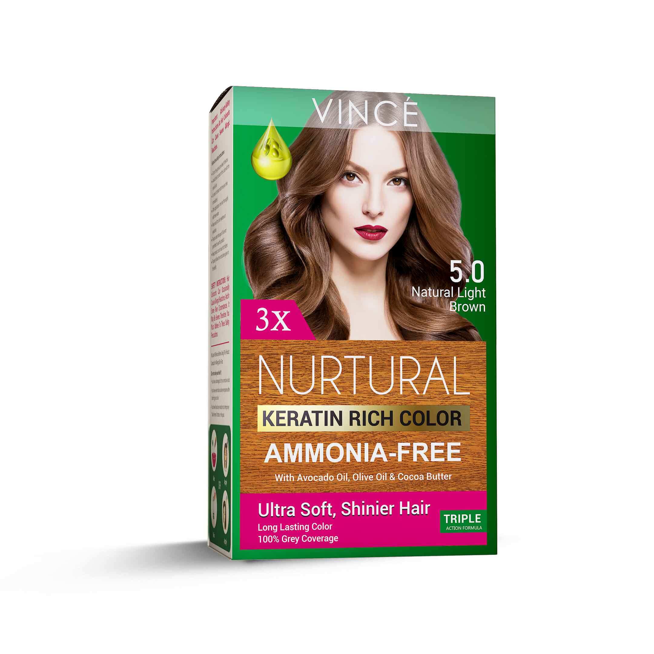 Buy Nurtural Women Hair Color - 5.0 - Natural Light Brown at Best Price Online in Pakistan
