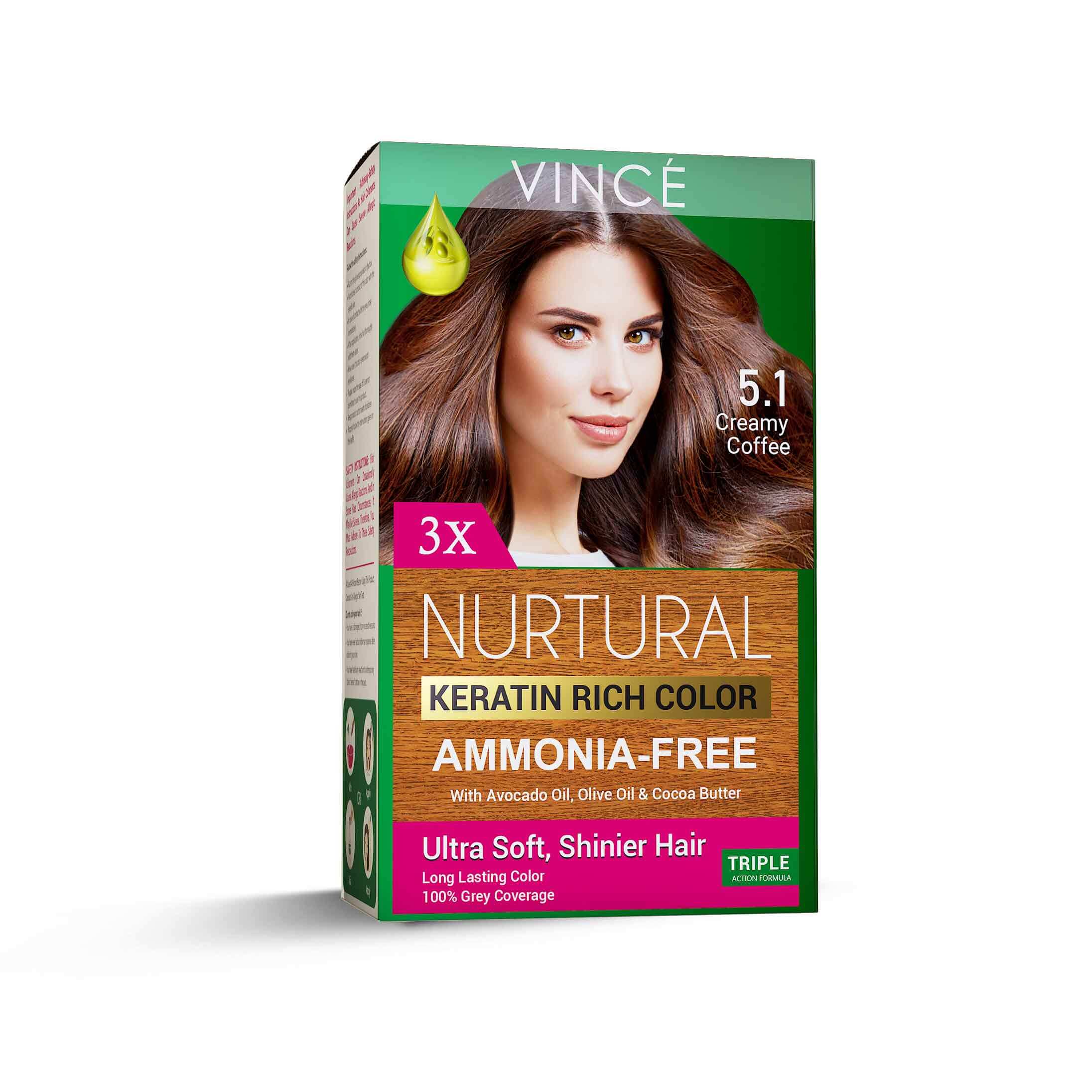 Buy Nurtural Women Hair Color - 5.1 - Creamy Coffee at Best Price Online in Pakistan