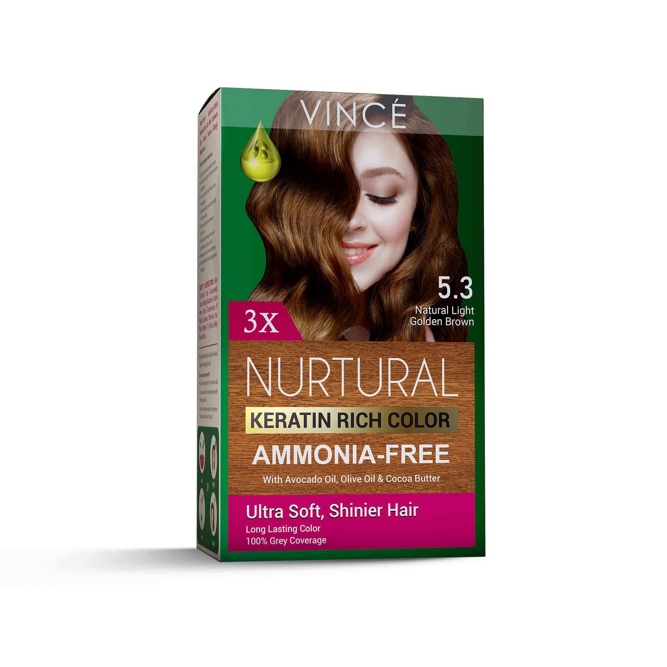 Buy Nurtural Women Hair Color - 5.3 - Natural Light Golden Brown at Best Price Online in Pakistan