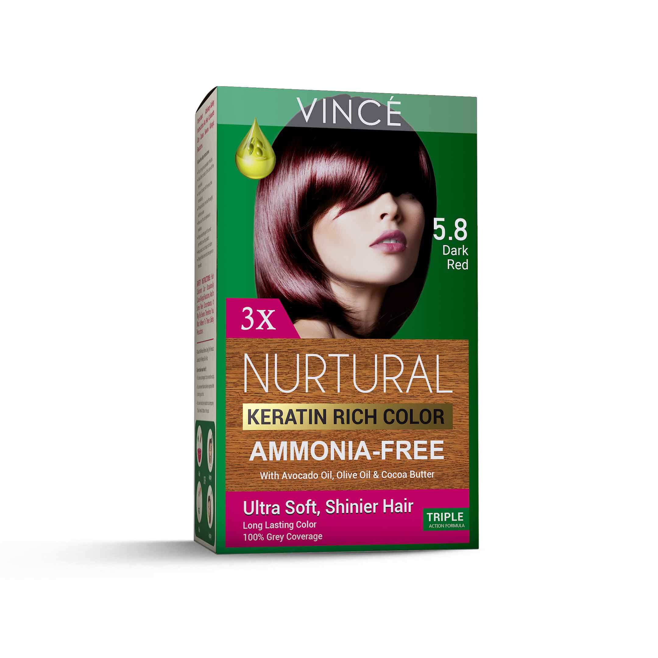Buy Nurtural Women Hair Color - 5.8 - Dark Red at Best Price Online in Pakistan