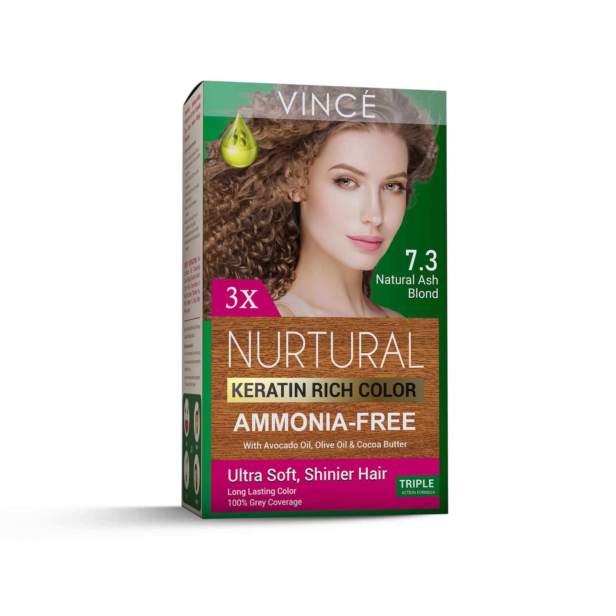 Buy Nurtural Women Hair Color - 7.3 - Natural Ash Blond at Best Price Online in Pakistan