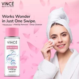 Buy Vince 3-In-1 Micellar Water - 160ml - at Best Price Online in Pakistan