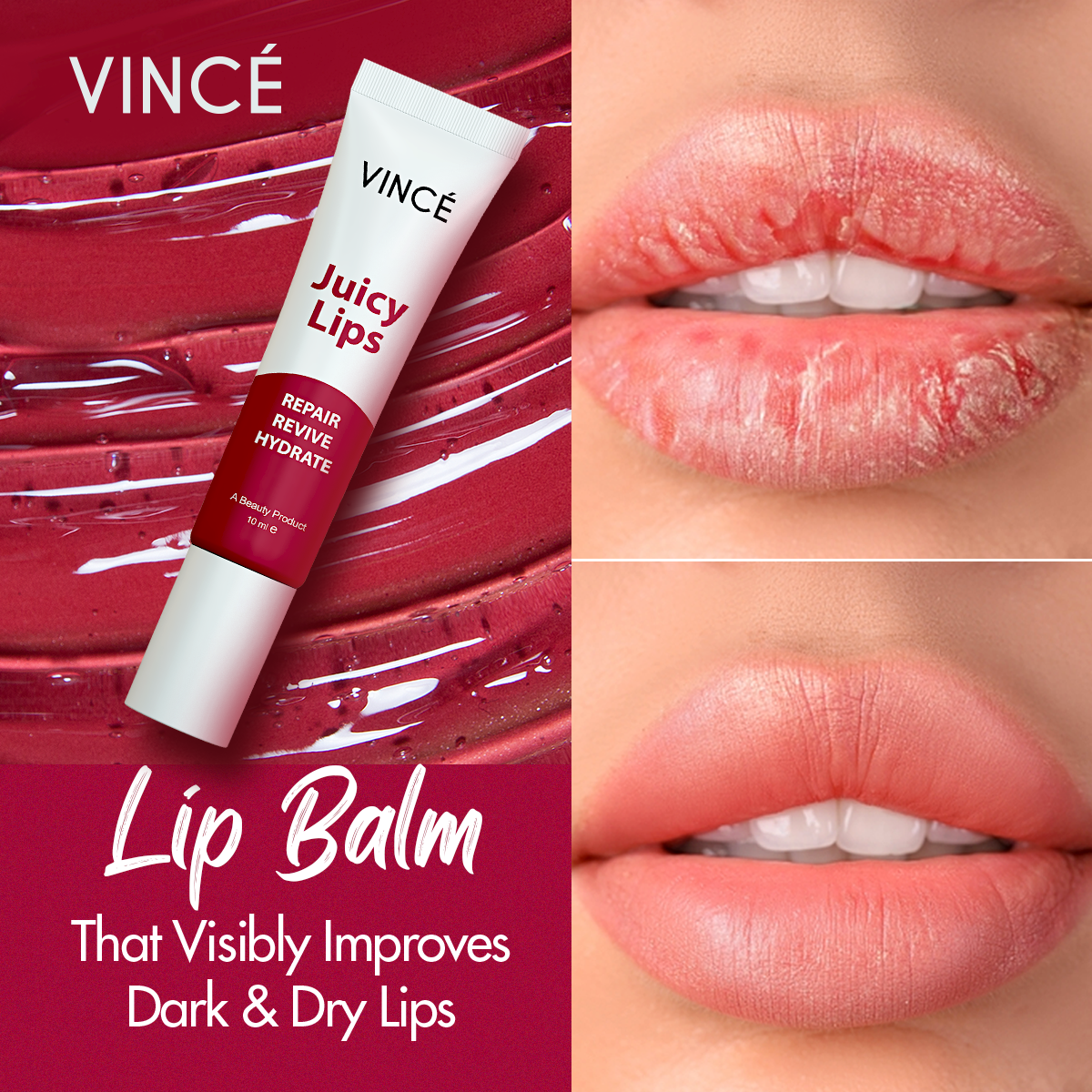 Buy Vince Juicy Lips Lip Balm - 10ml - at Best Price Online in Pakistan