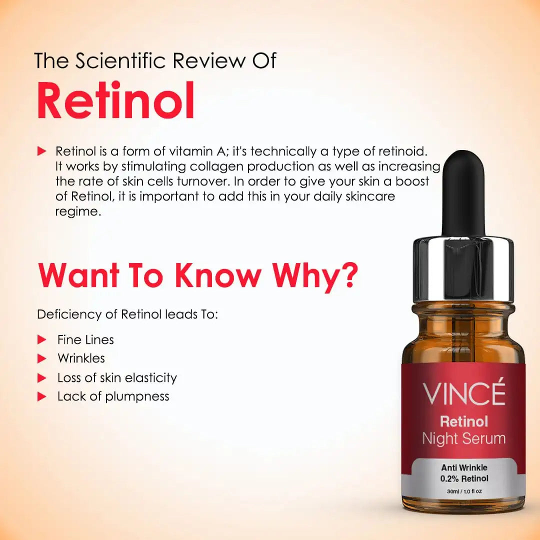 Buy Vince Retinol Night Serum - 30ml - at Best Price Online in Pakistan