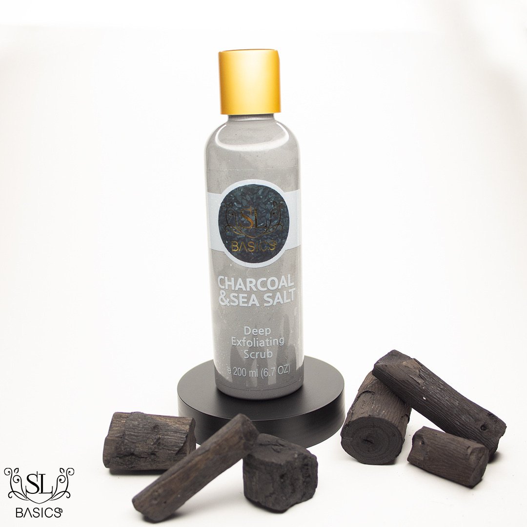 Buy SL Basics Charcoal & Sea Salt Scrub - 200ml - at Best Price Online in Pakistan