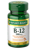 Nature's Bounty Vitamin  B12 500mcg 100 Pack