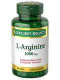 Nature's Bounty L-Arginine 1000mg, 50 Pack