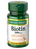Nature's Bounty Biotin 1000 mcg, 100 Pack